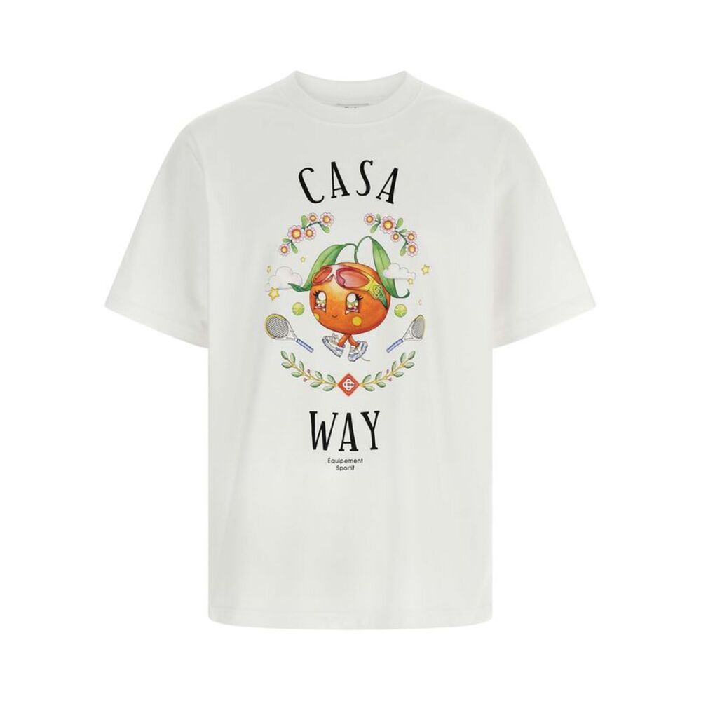 Casablanca White Organic Cotton Men's Sportswear